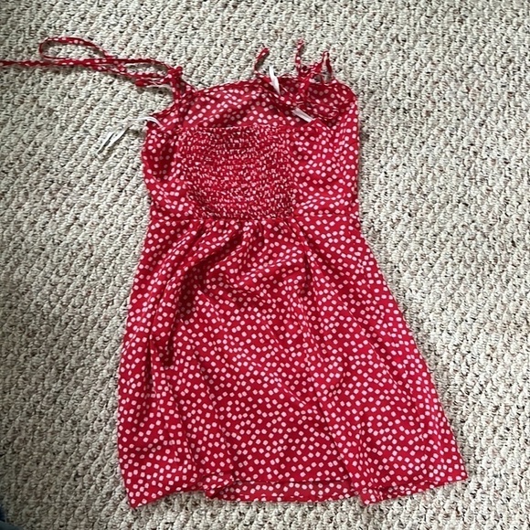 Tie Shoulder Flower Dress - Picture 2 of 2